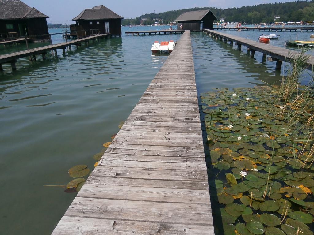 Ferienpension Garni Hubert Rigelnik St. Kanzian am Klopeiner See Exterior foto